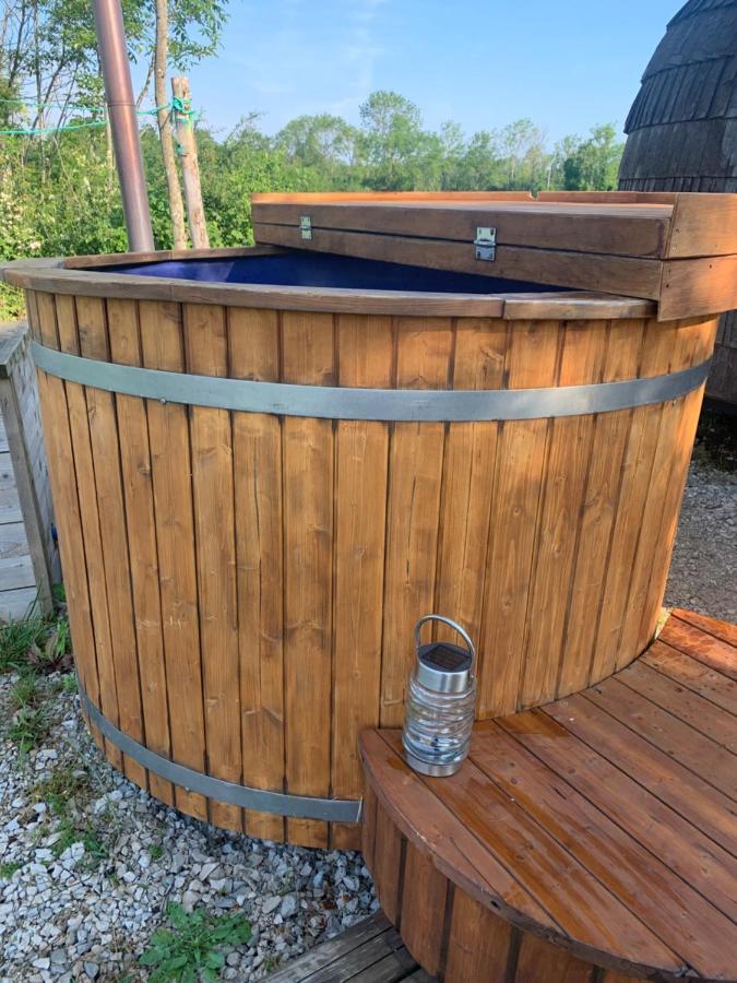 Cabane En Bois Avec Bain Nordique Et Sauna Marigny  المظهر الخارجي الصورة