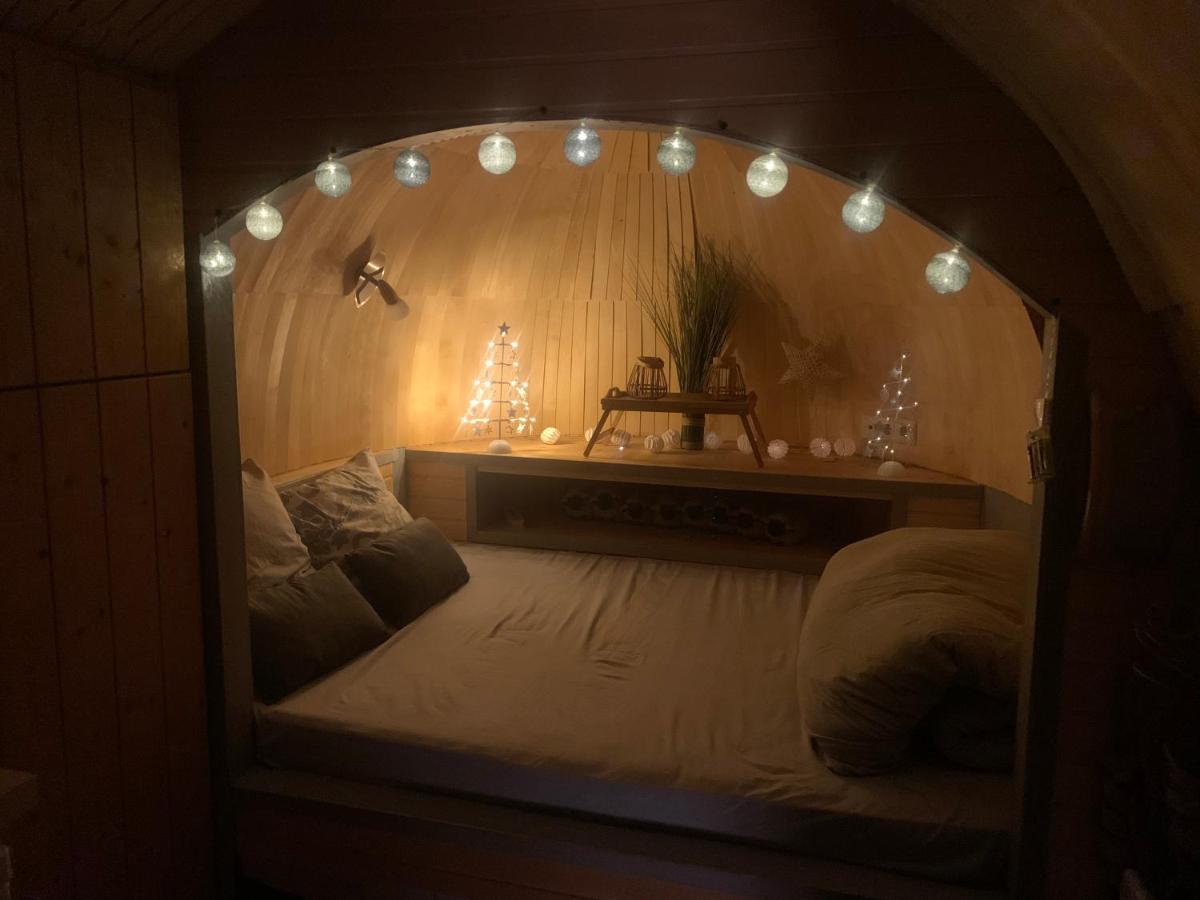 Cabane En Bois Avec Bain Nordique Et Sauna Marigny  المظهر الخارجي الصورة